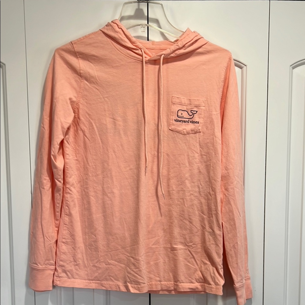 Vineyard Vines Women’s Peach Hoodie- Size S